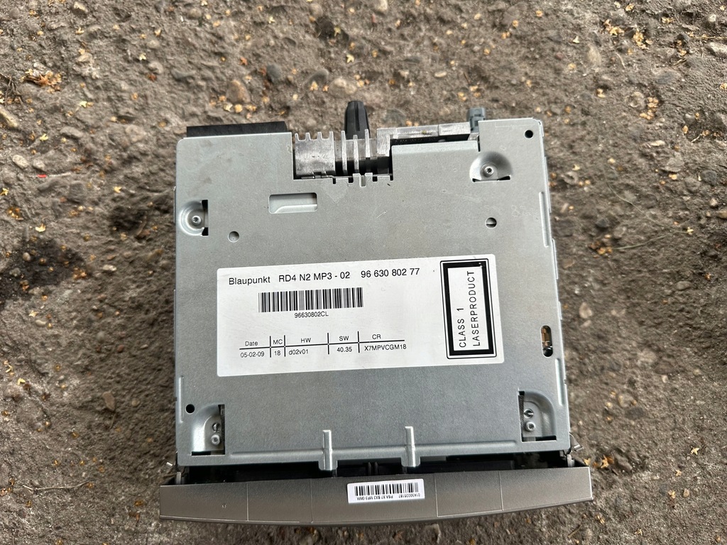 фото №2, Citroen c5 iii x7 радио cd mp3 9663080277