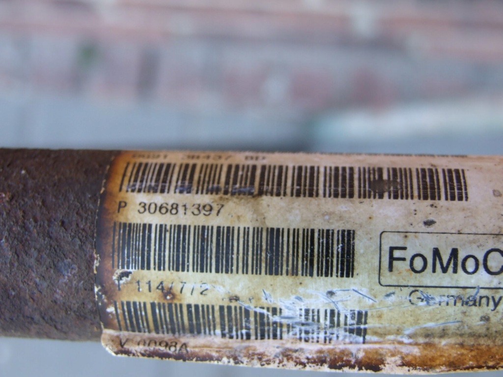 фото №7, Приводной вал левая mondeo mk4 s-max volvo оригинальный номер 30681397