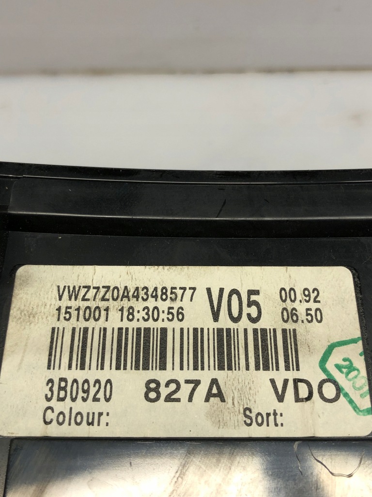 фото №10, Лічильник приладова панель 3b0920827a vag