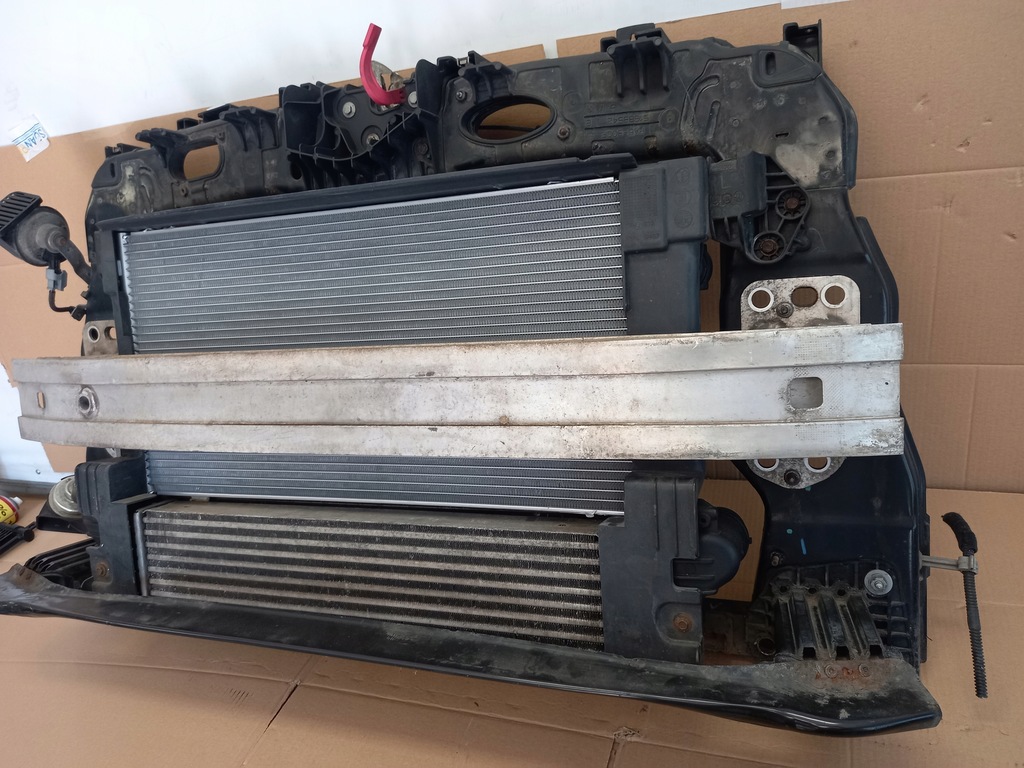 фото №5, Pas передний балка бампера комплект радиатор fiat 500l 1.3 1.6 multijet 1.4t