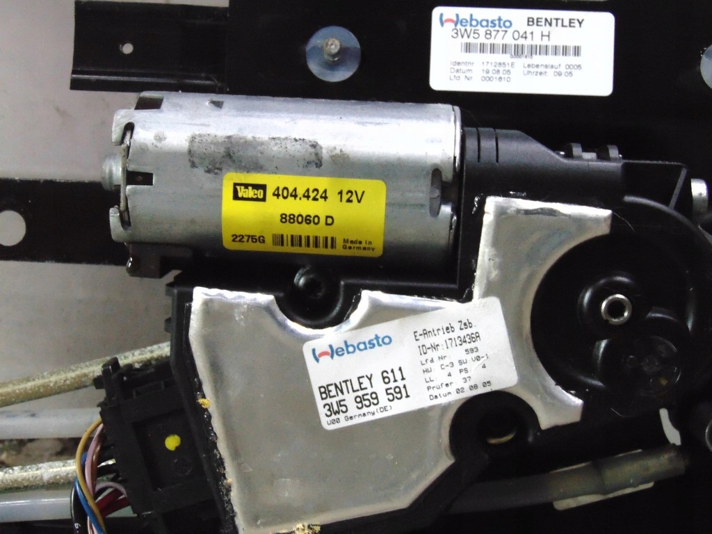 фото №8, Kompletny люк крыша bentley continental flying spur 05-13r