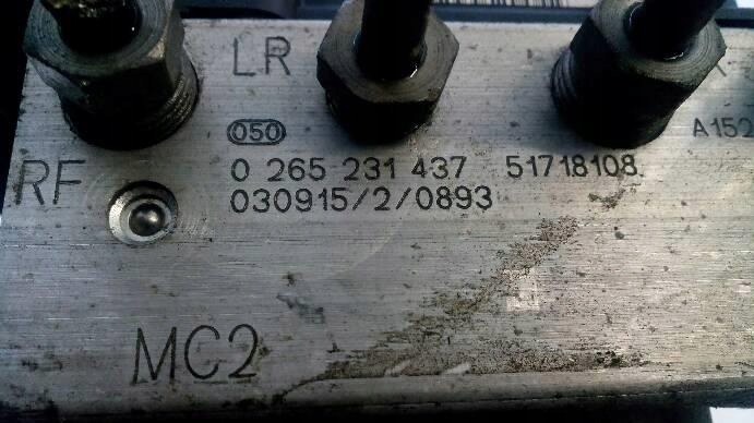 фото №6, Насос abs fiat stilo 1,6b 16v 2003r. 0265800369