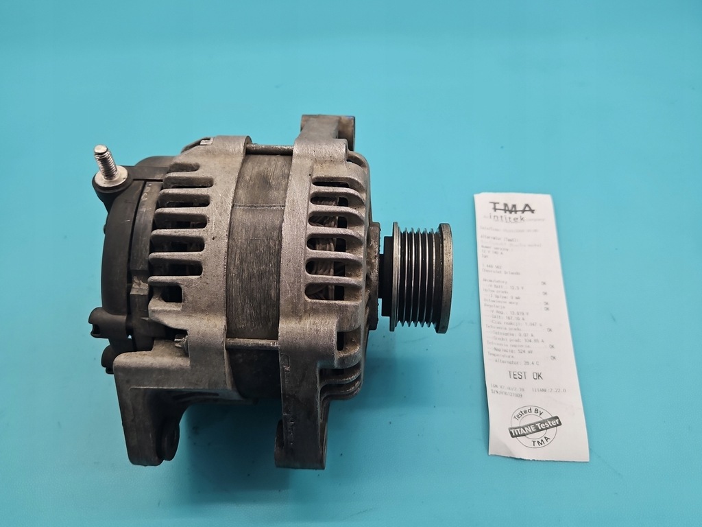 фото №1, Test генератор chevrolet orlando 13579114 2.0 vcdi z20d1