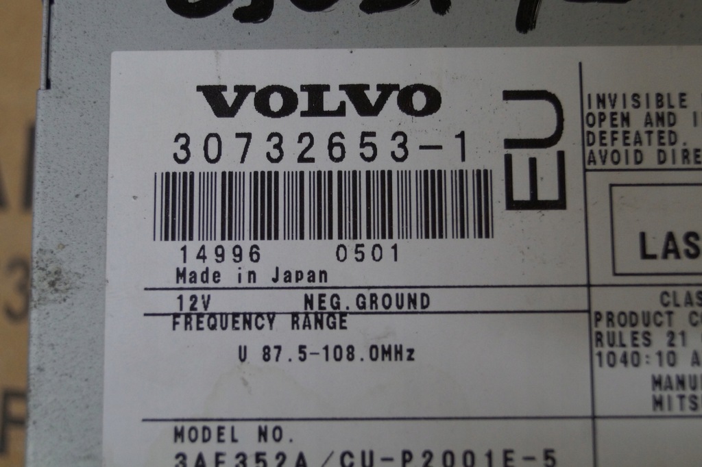 фото №6, Зчитувач навігації volvo v70 30732653