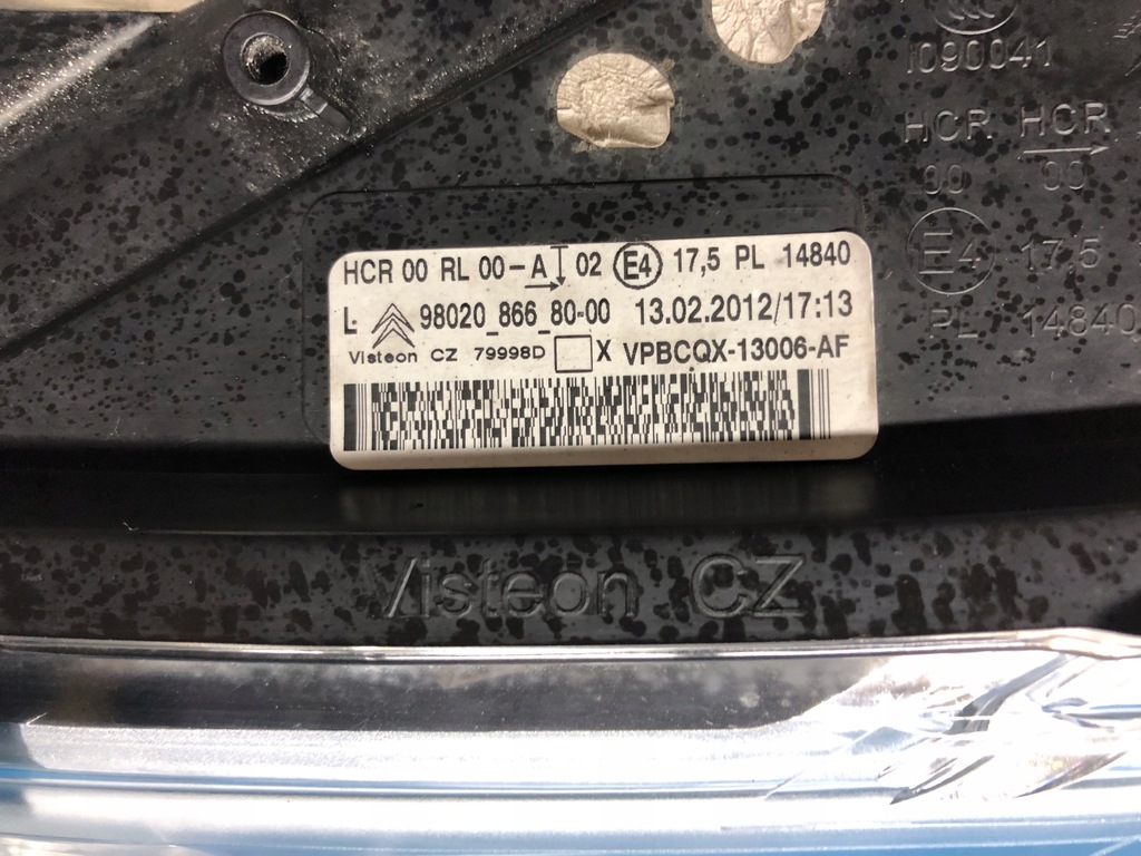 фото №14, Citroen ds5 лампа левый перед левая передняя led линза europa