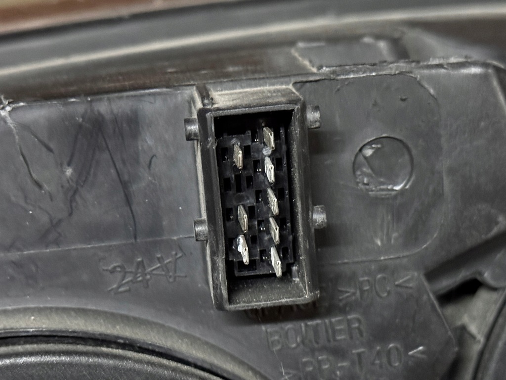 фото №10, Лампа фара левый перед anglik peugeot 307 peugeot оригинальный номер 9634369380