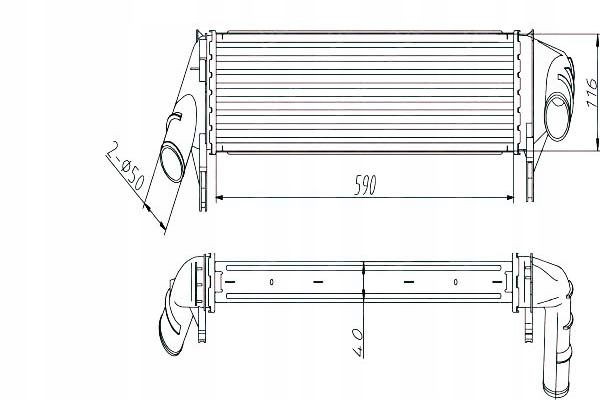 Інтеркулер dacia logan 1,5dci Ціна