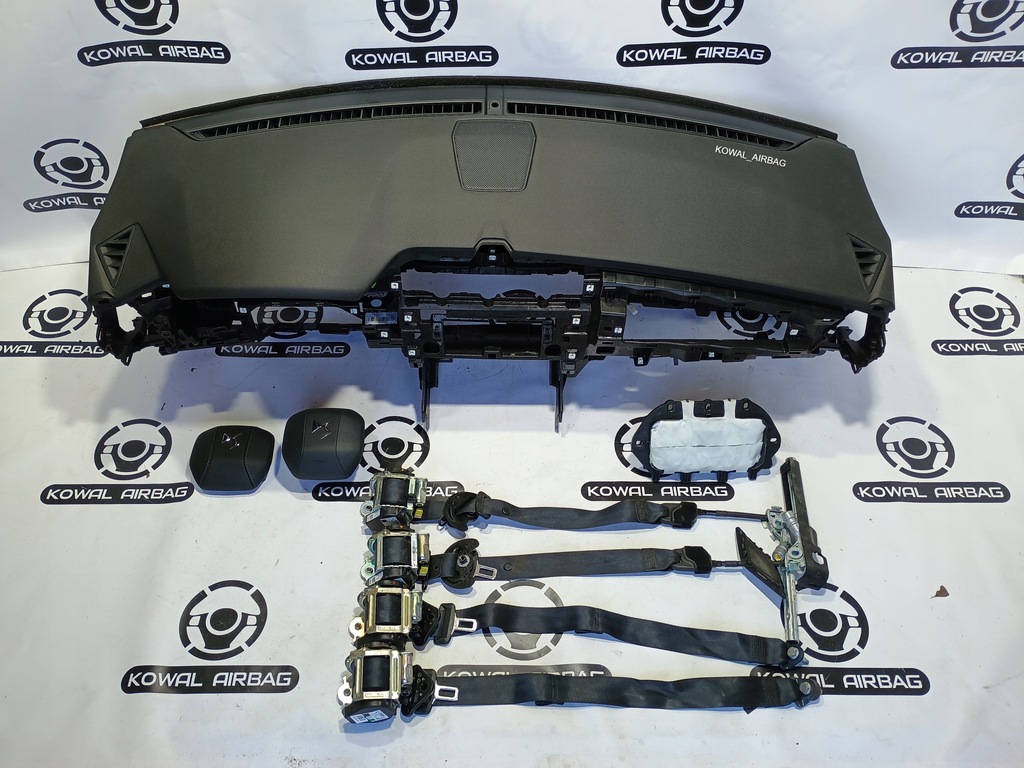 фото №1, Citroen ds7 / ds7 crossback панель приладів подушка безпеки подушки безпеки ремені оригінал