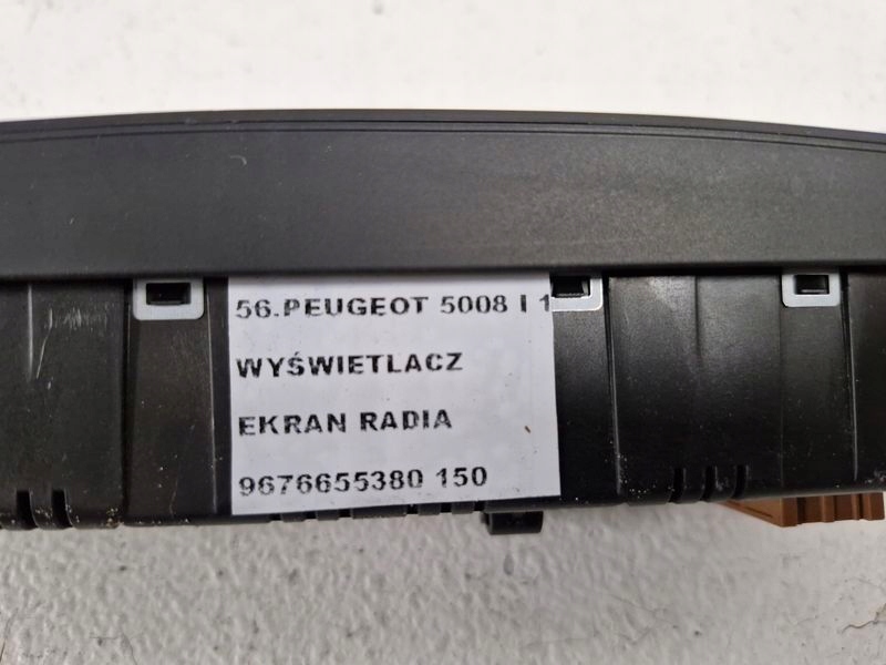фото №9, Peugeot 5008 i 1 дисплей экран радио 9676655380