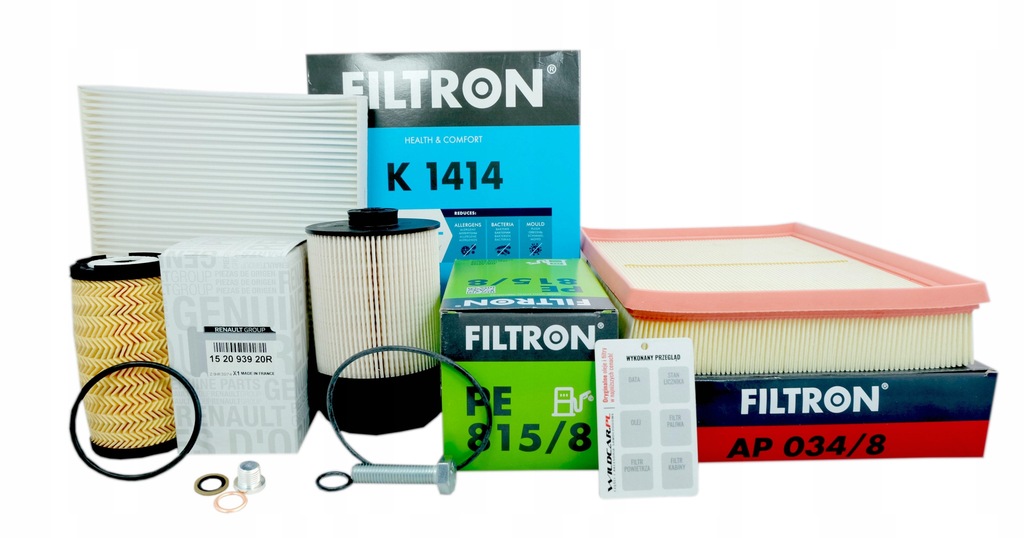 фото №1, 4 x фільтр filtron оригінальний номер renault alaskan 2017- 2.3 dci