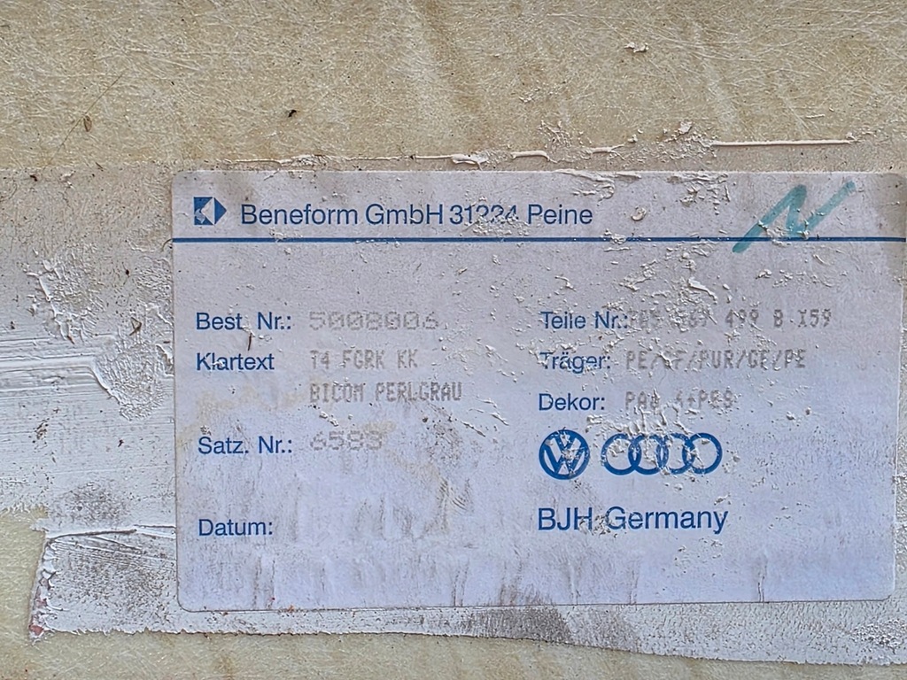 фото №7, Vw t4 caravelle multivan потолок задняя задняя короткий воздуховоды 1