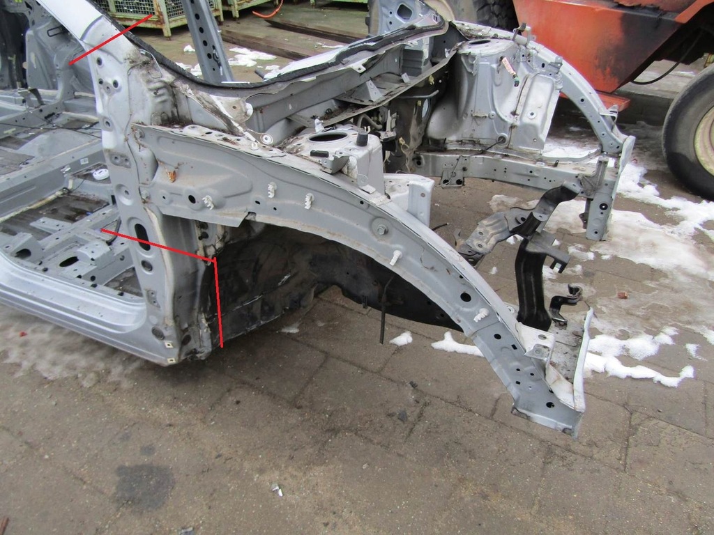 фото №1, Honda cr-v v 19r лонжерон правая четверть перед передняя правый