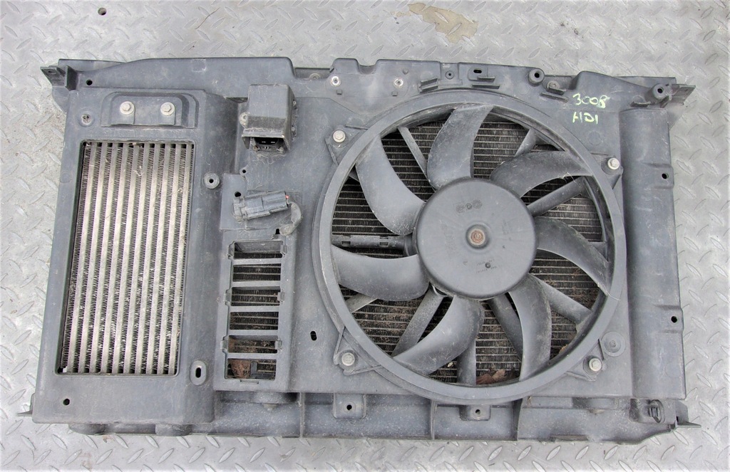 фото №4, Peugeot 3008 i hdi pas передній радіатор комплект