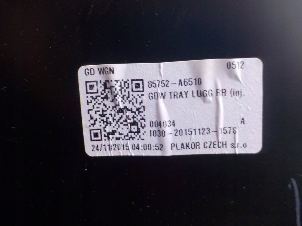 фото №7, Бардачок багажника hyundai i30 ii 1.6b 121km kombi 85752-a6510