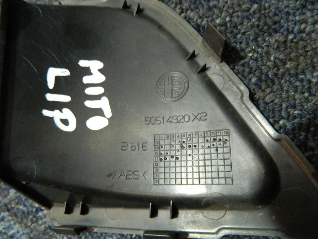 фото №4, Заглушка бампера alfa romeo mito левая передняя