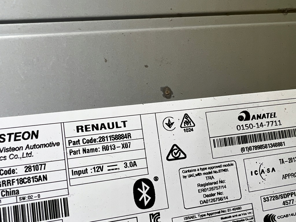 фото №7, Радио проигрыватель cd mp3 usb dacia dokker duster ii