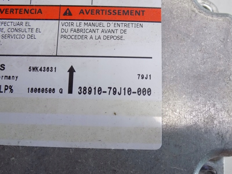 фото №5, Fiat sedici sx4 07r модуль подушек 38910-79j10-000