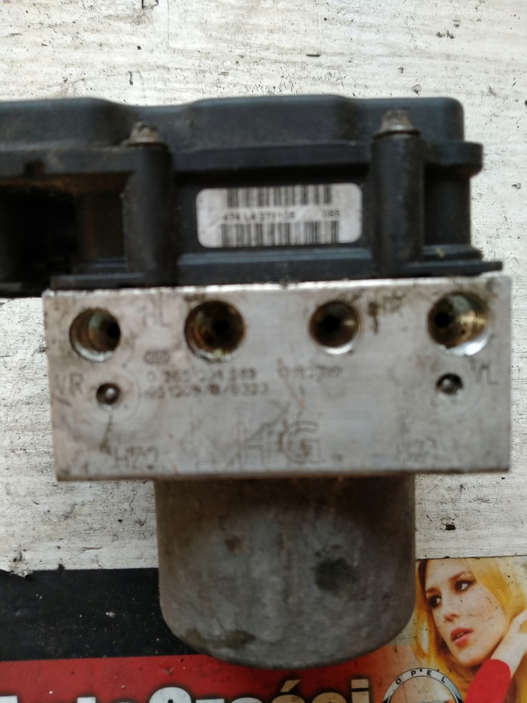 фото №5, 1637 насос тормозная abs opel meriva hg 0265231583