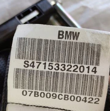 фото №5, Pas натяжитель правый задняя bmw 7 e65 745d 4.5d 7153322