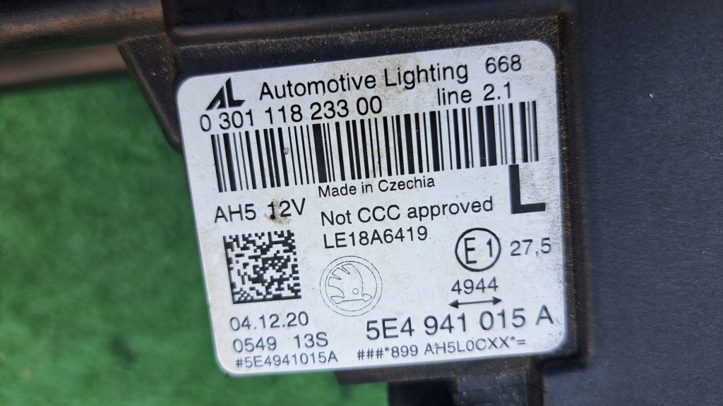 фото №5, Skoda octavia 4 iv 5e4 full led лампа передняя kpl