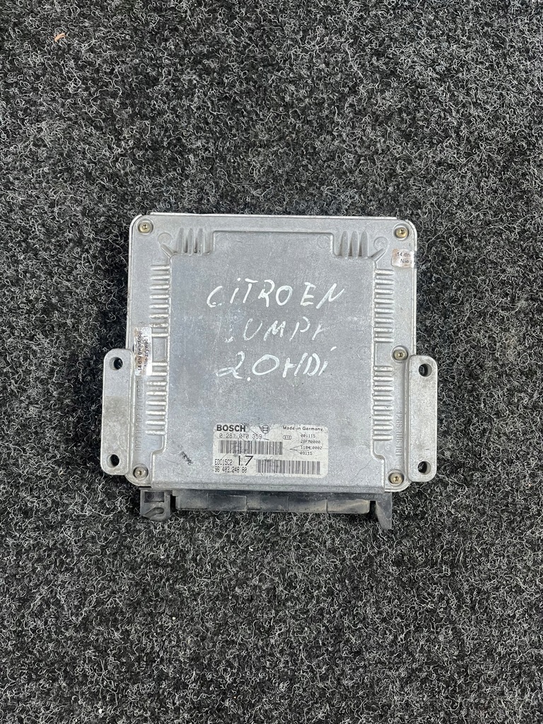 фото №5, Бортовий комп'ютер блок керування двигуна citroen jumpy 2.0 hdi 0281010359