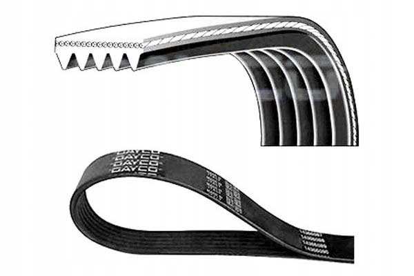 фото №1, Dayco ремінь багатореберний 5pk1150 fiat panda mazd