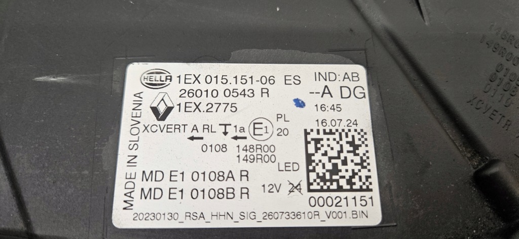 Renault austral фара full led правый лампа правая 260100543r Недорого