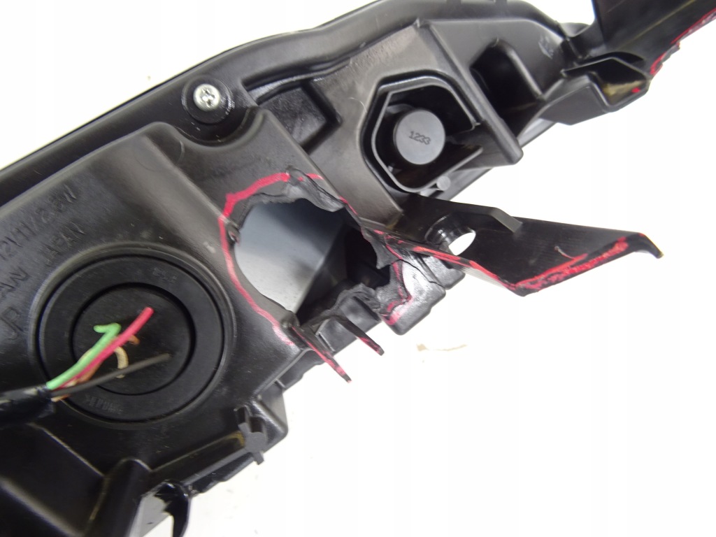 фото №9, Nissan x-trail 4 t33 1.5 v-ct e-power 22r лампа ліва верхній перед led uk