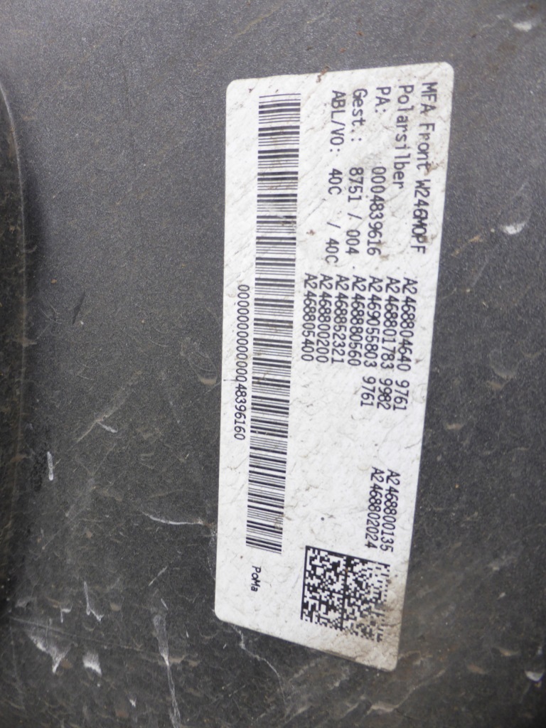 Mercedes b-klasa w246 рестайлинг  бампер перед передний Цена