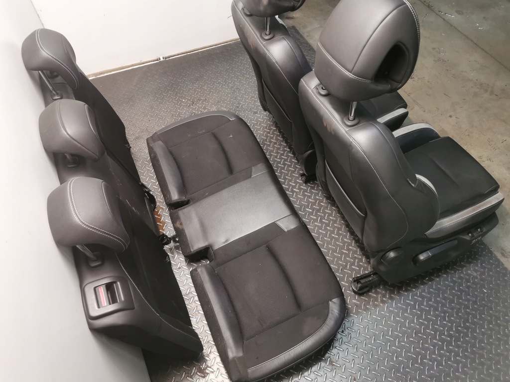 фото №9, Citroen ds4 сидіння заднє сидіння комплект шкіра підігрів масаж