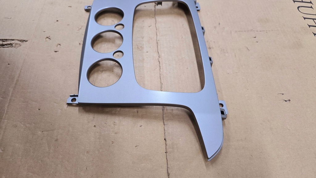 фото №8, Ford s-max mk1 galaxy mk3 2006 - 2015 rok рамка радіо консолі срібляста сіра