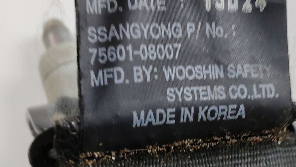 2015 ssangyong rexton i задний ремень безопасности 7560108007 в Украине