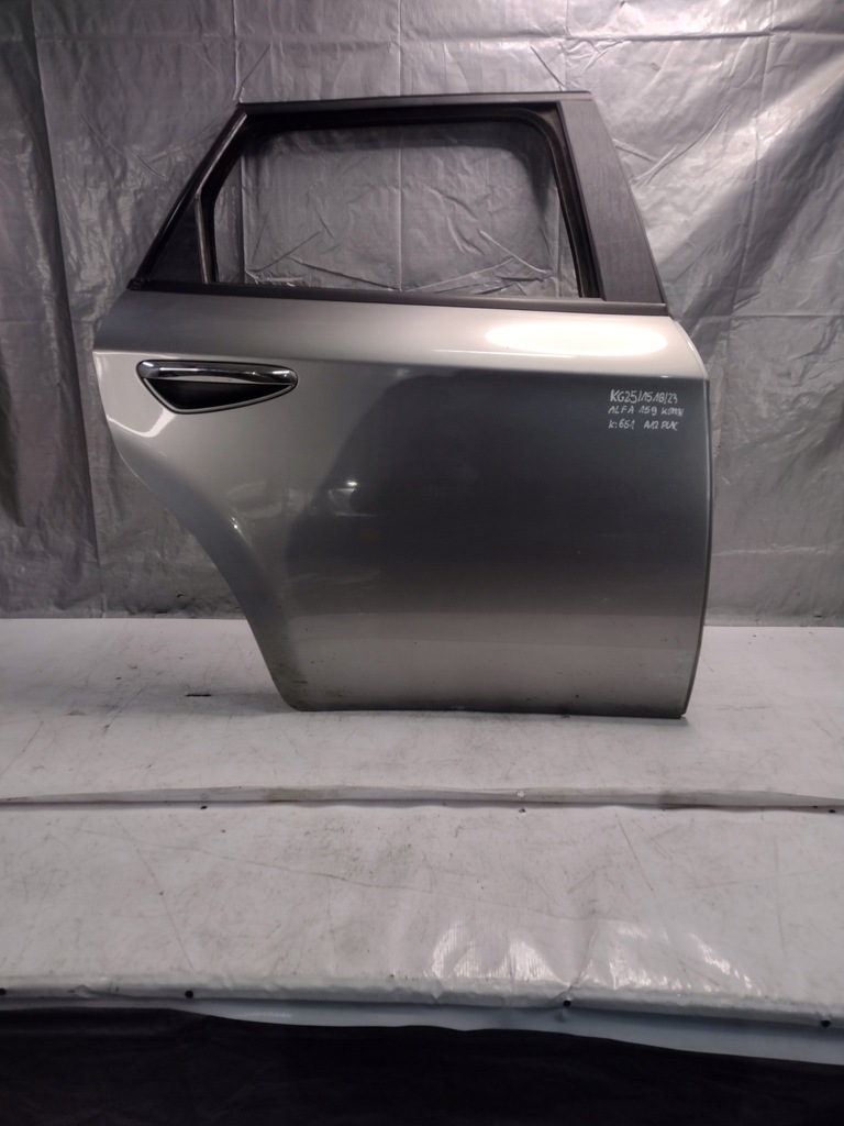 фото №1, Дверь правый задняя alfa romeo 159 kombi k: 651