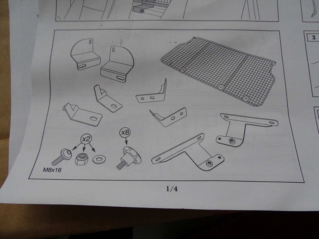 фото №8, Захист перегородка решітка багажника defender 2007-