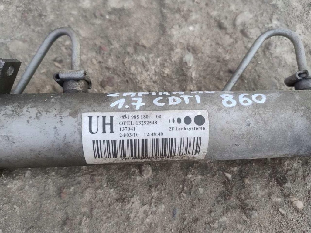 фото №7, Рейка рульова колонка europa opel zafira b 13292548