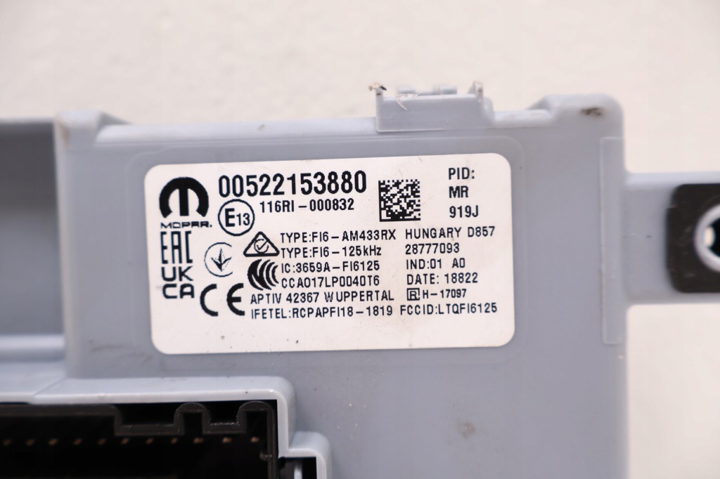 фото №2, Fiat panda iii модуль bsi '00522153880