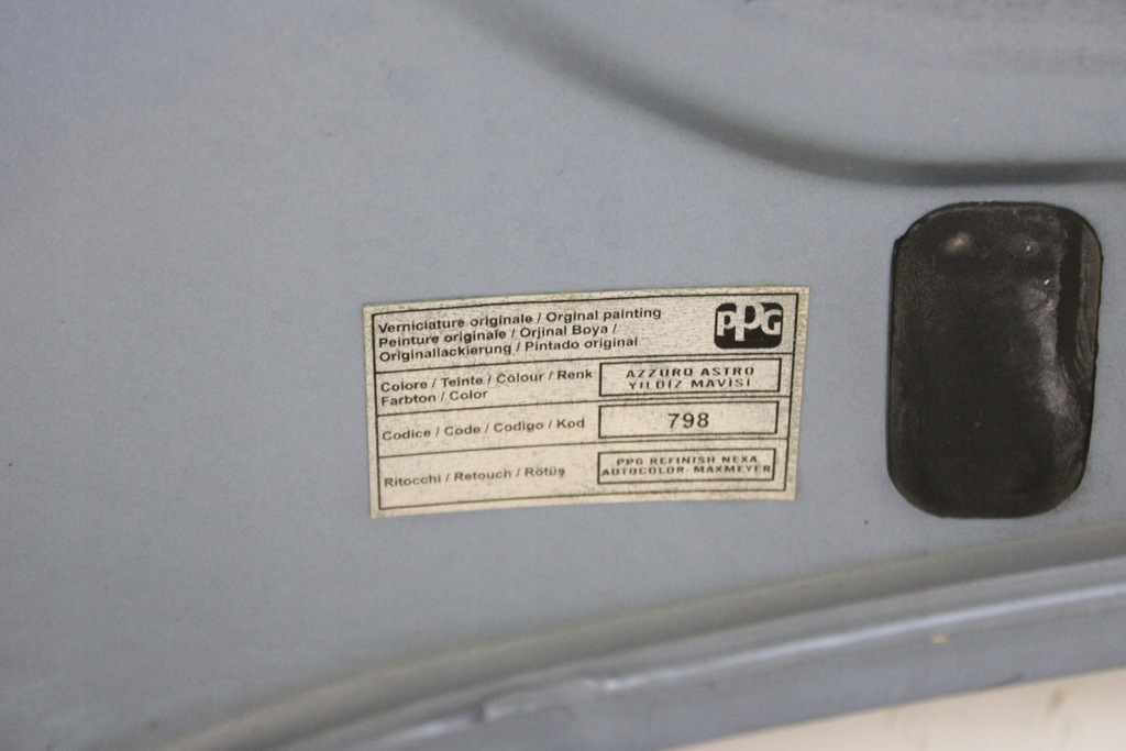 фото №11, Fiat doblo i lift 04r- капот крышка двигателя 798