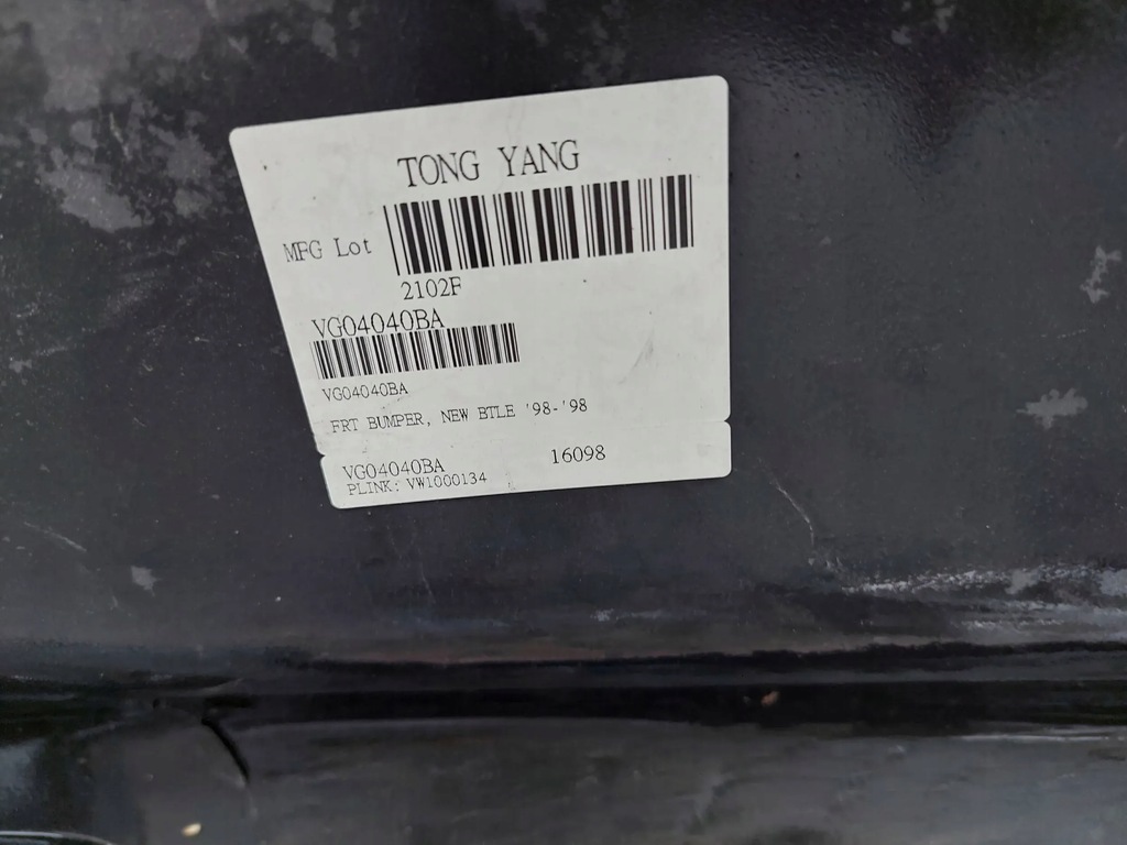 фото №7, Бампер перед передний vw volkswagen new beetle 1998-2005