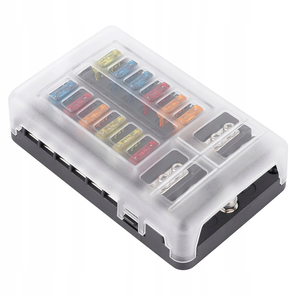 фото №7, 12 obwodów коробка запобіжників кронштейн блок