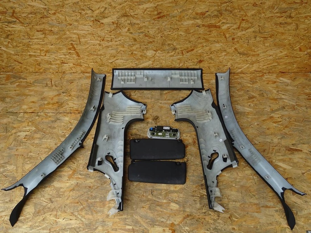 фото №7, Audi ttrs tts tt 8j стеля czarna захист обшивка лампа kpl s-line