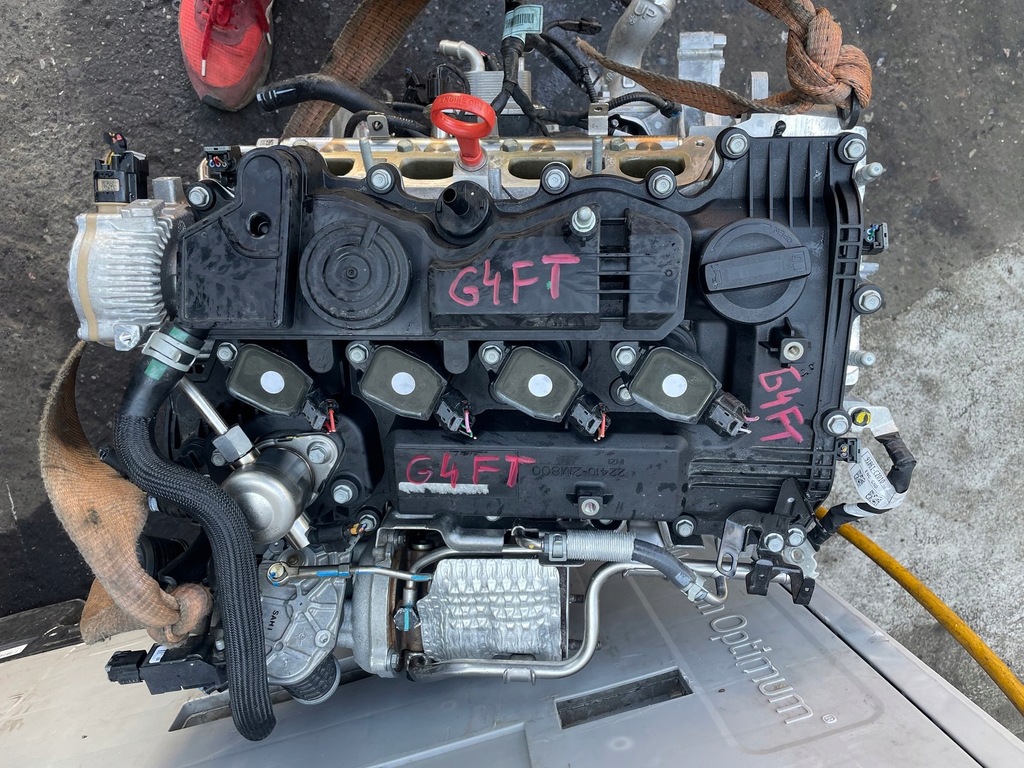 фото №11, Двигун kia hyundai 1.6 t-gdi гібрид двигун g4ft kompletny