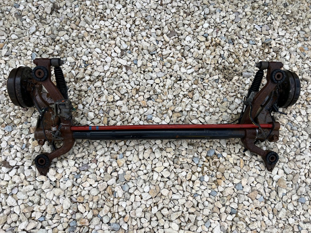 фото №1, Peugeot 206 балка oś задняя задняя идеальное состояние bez abs