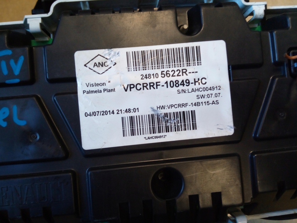 фото №9, Лічильник прилади renault clio iv жовті стрілки 248105622r oryg.