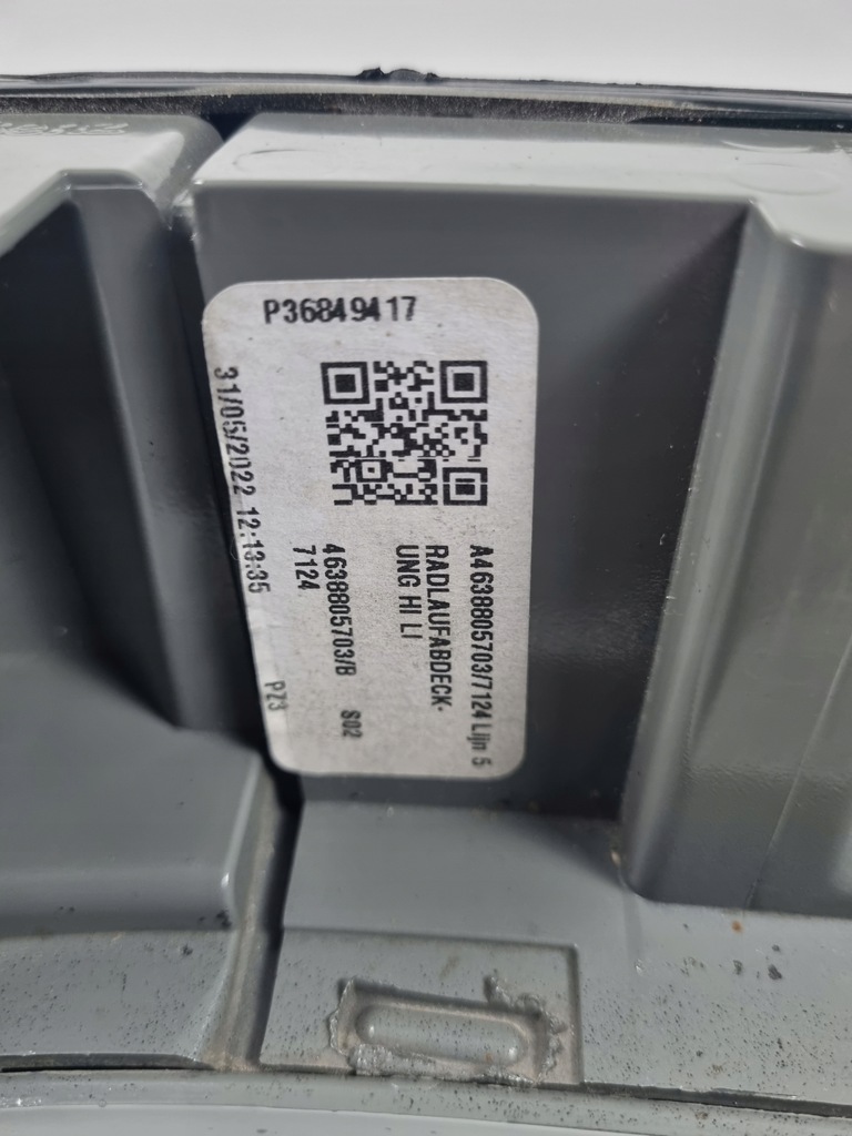 фото №11, Mercedes g klasa amg w463 молдинг накладка крила ліва задня a4638805703