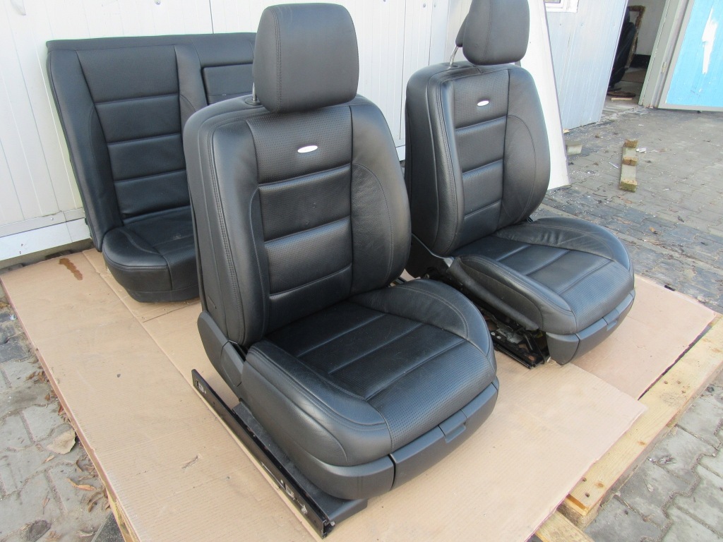 фото №12, Mercedes s w221 63 amg обивка сиденья заднее сиденье