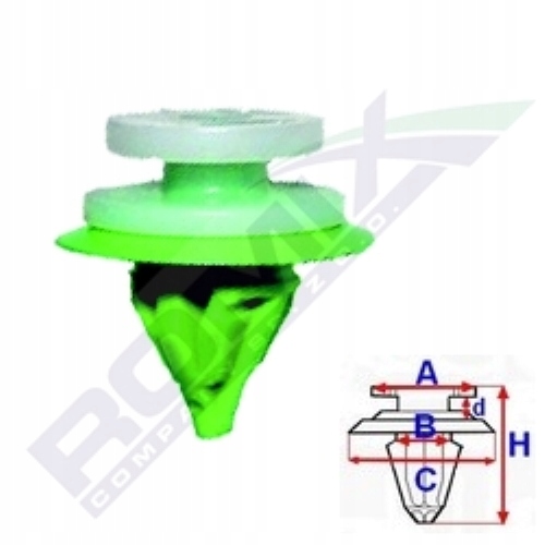 фото №2, Клипса обивка do renault laguna megane modus