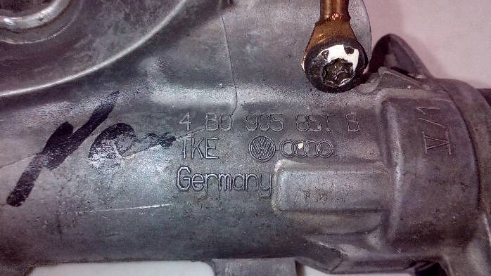 фото №6, Замок запалювання ключ vw new beetle 2,0b 4b0905851b