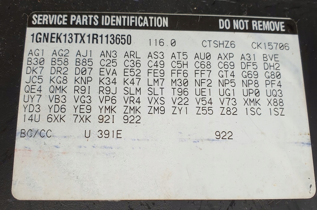 фото №7, Бардачок пассажира chevrolet tahoe ii europa
