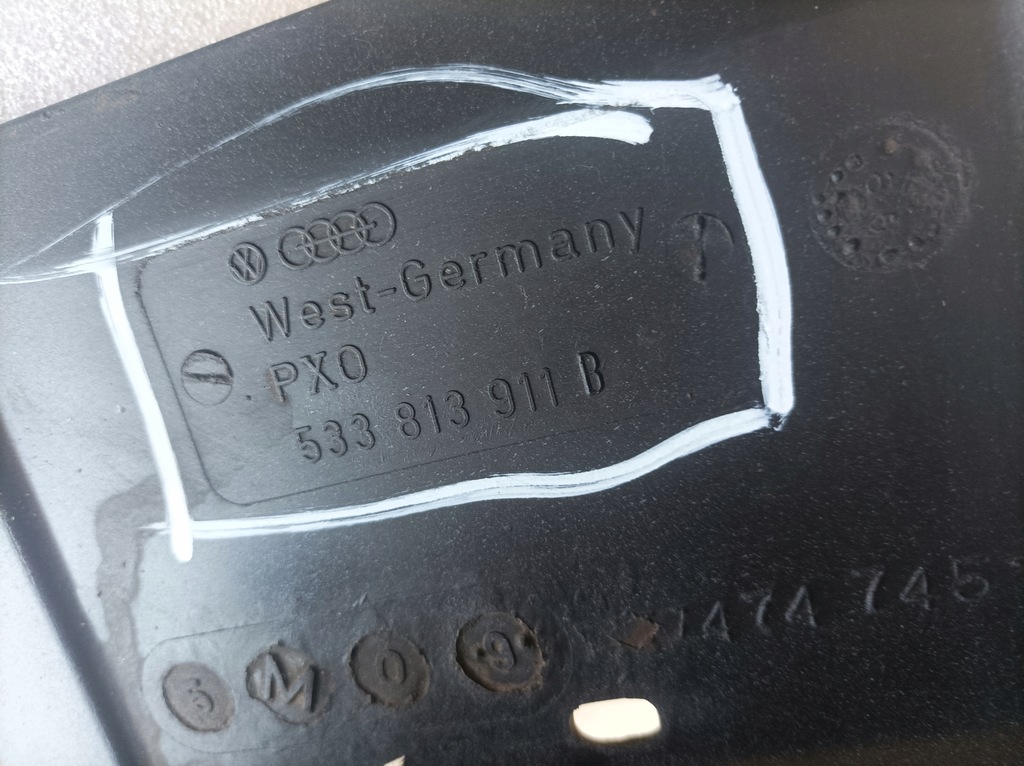 фото №9, Vw scirocco ii молдинг крыла левый задняя