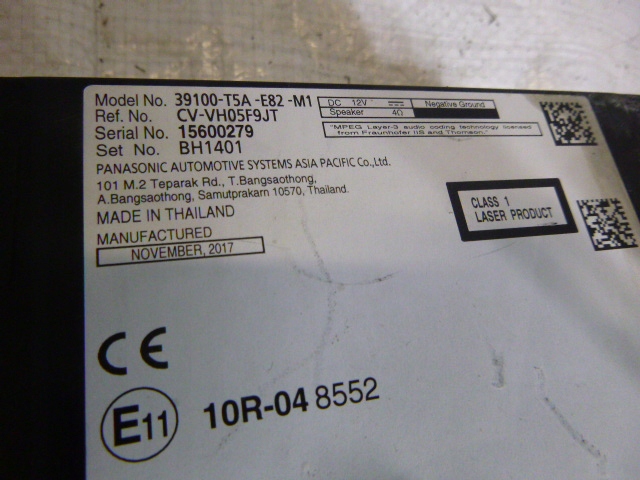 фото №2, Honda jazz iv 2016 2017 радио cd anglik